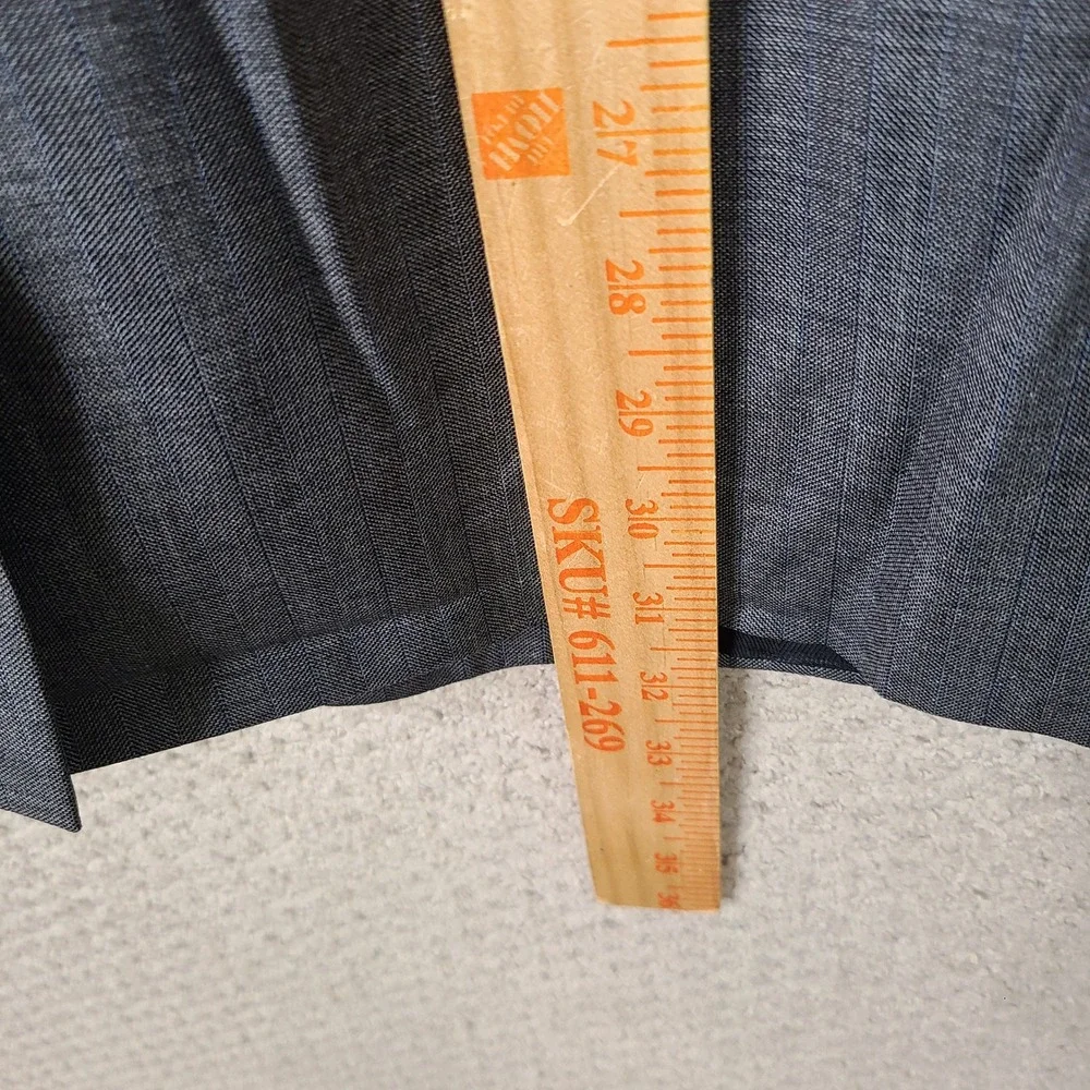 Louis Roth Jacket Mens 43R Gray Striped Blazer Two Button Formal Suit Coat‎